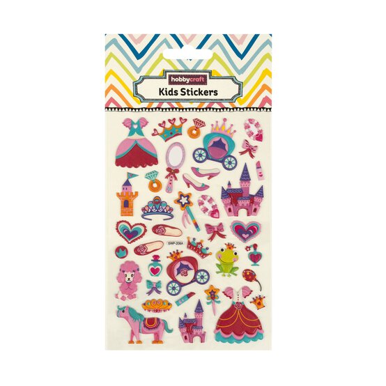 Princess Puffy Stickers image number 4