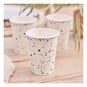 Ginger Ray Terrazzo Print Paper Cups 8 Pack image number 3
