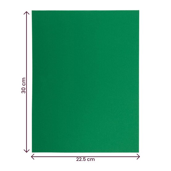 Hunter Green EVA Foam Sheet 22.5cm x 30cm image number 4