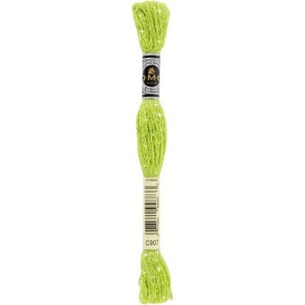 DMC Lime Green Mouline Etoile Cotton Thread 8m (C907) image number 3