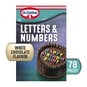 Dr. Oetker White Chocolate Letters and Numbers 78 Pack image number 1
