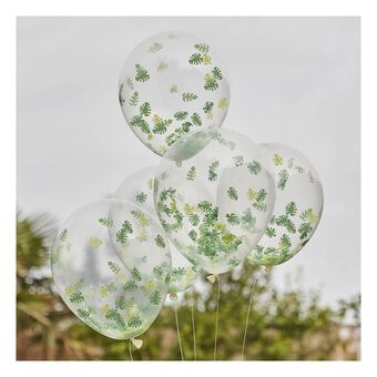 Ginger Ray Jungle Confetti Balloon 5 Pack image number 2