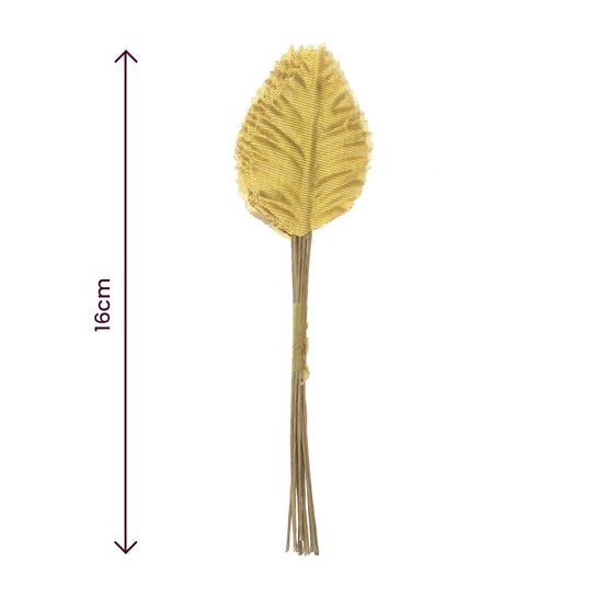 Gold Rose Leaves 12 Pack  image number 4