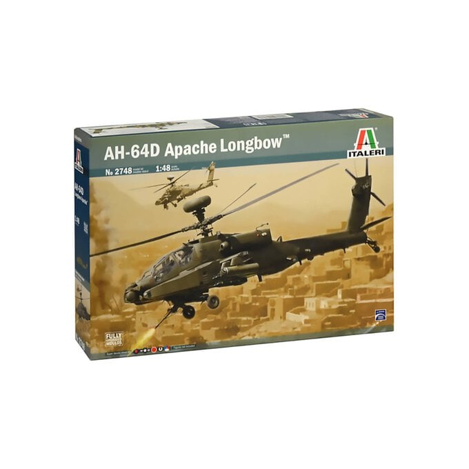 Italeri British Army AH-64D Apache Longbow Model Kit 1:48 image number 1
