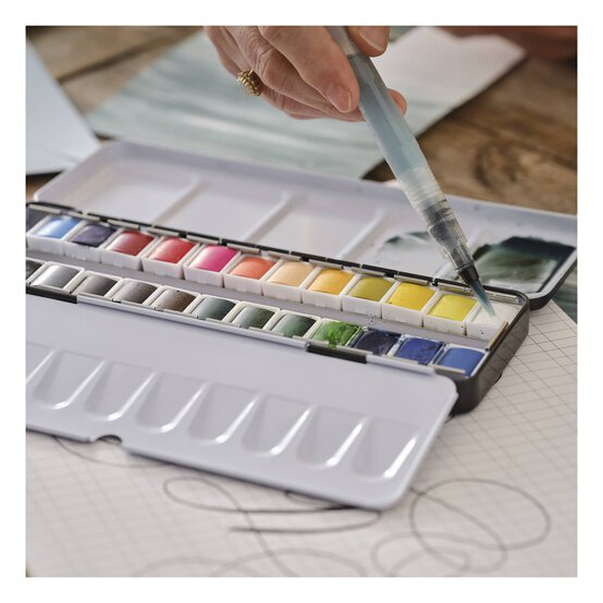 Shore & Marsh Half Pans Watercolour Set 24 Pack image number 2