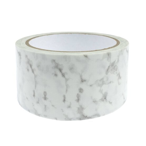 Grey Marble Duct Tape 48mm x 10m image number 3