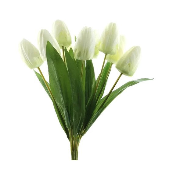 White Tulip Bouquet 40cm image number 4