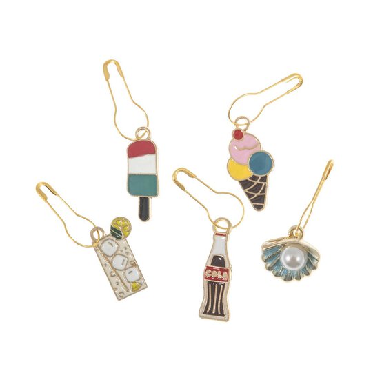 Assorted Milward Metal Stitch Markers 5 Pack image number 3