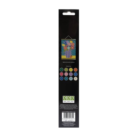 Bright Floral Paint by Numbers Canvas Roll image number 4