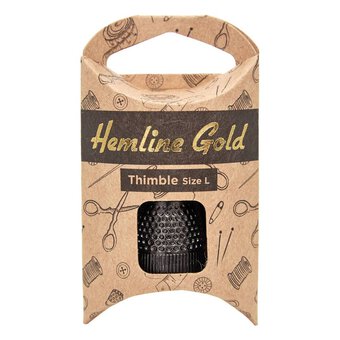 Hemline Gold Large Thimble