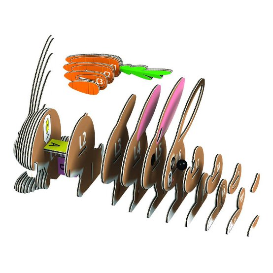 Eugy 3D Rabbit Model image number 2