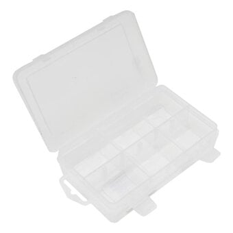 Clear Plastic Storage Box 17.5cm x 10cm