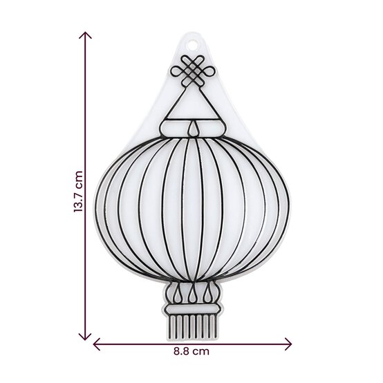 Lantern Plastic Suncatcher image number 5