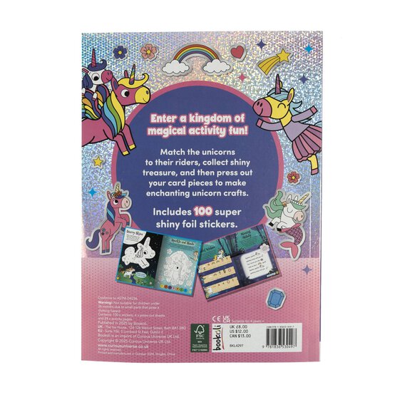Shiny Sticker Fun Unicorns Activity Book image number 7