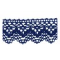 Navy 25mm Scallop Cotton Lace Trim by the Metre image number 2