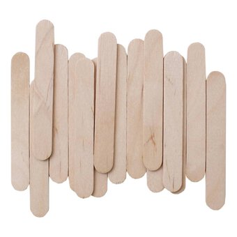 Mini Natural Wooden Craft Sticks 250 Pack
