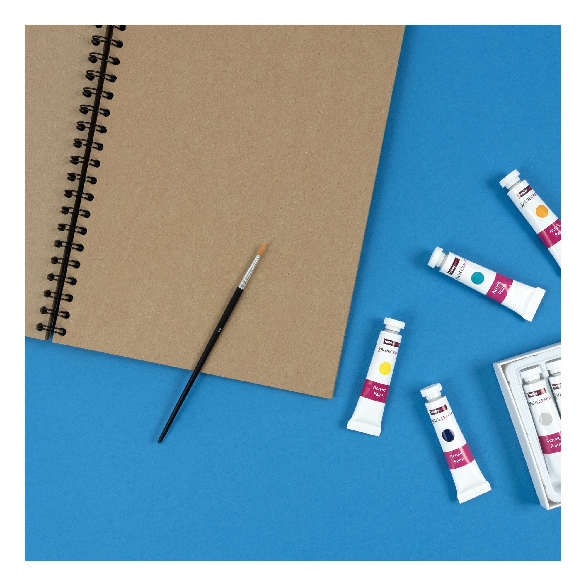 Seawhite A4 Portrait Eco Kraft Sketchbook Hobbycraft