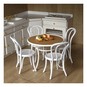 Doll&rsquo;s House White Metal Table and Chair Set  image number 2