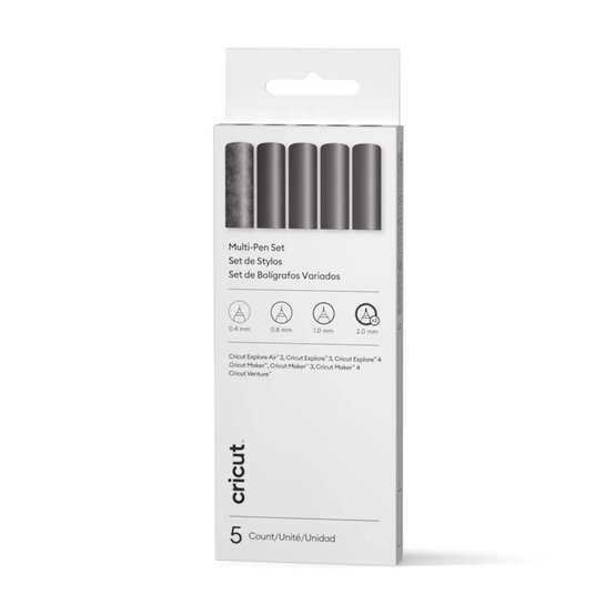Cricut Black Multi-Pen Set 5 Pack image number 1