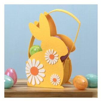 Daisy Bunny Felt Bucket