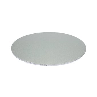 Silver Round Double Thick Card Cake Board 9 Inches