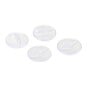 Hemline Clear Basic Fish Eye Button 5 Pack image number 1