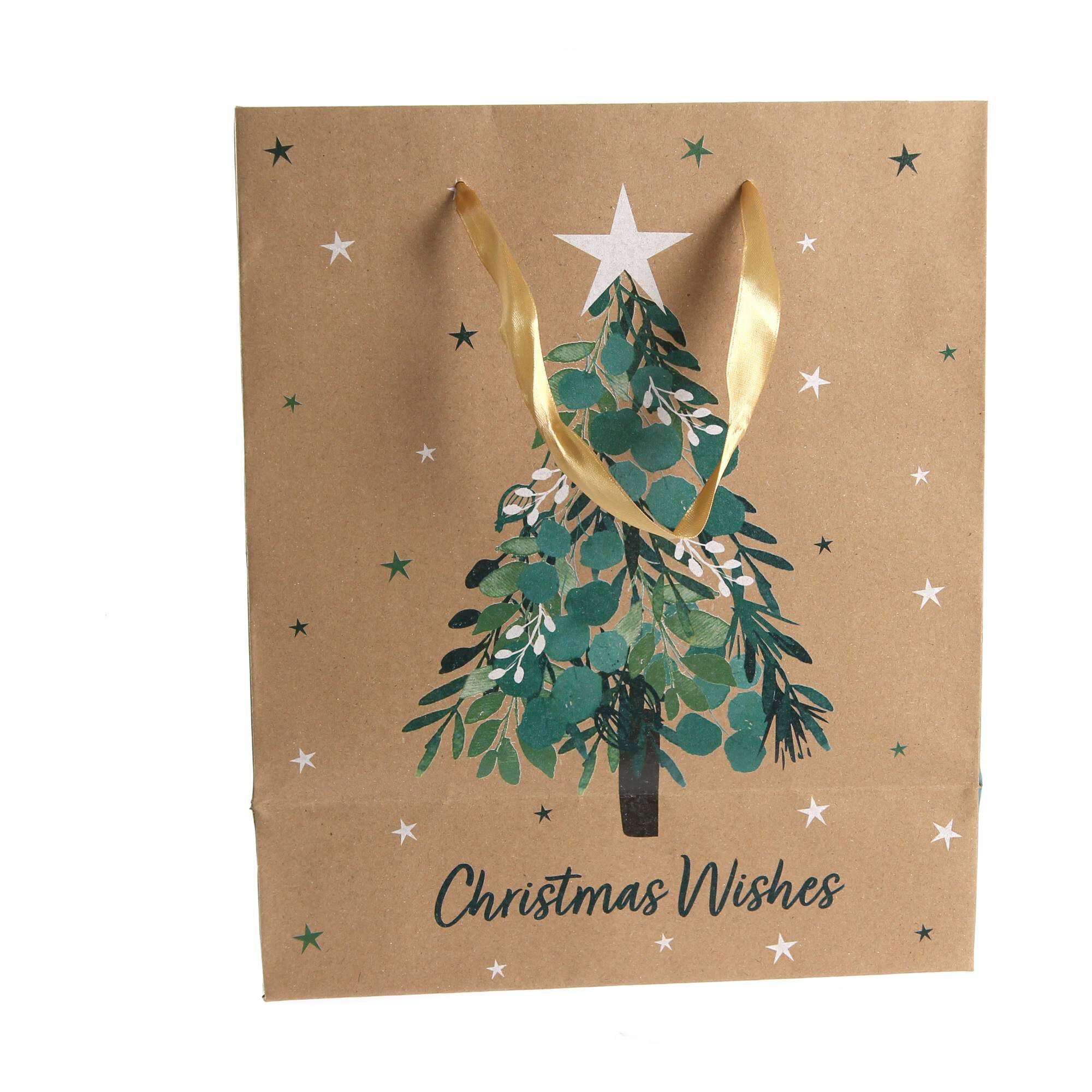 Christmas Tree Gift Bag 30.5 x 25cm Hobbycraft