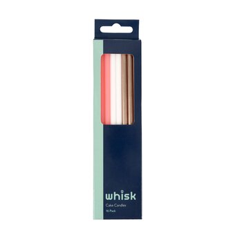Whisk Tall Pink and Rose Gold Candles 16 Pack image number 5