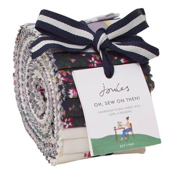 Joules Cambridge Floral Rolled Cotton Fabric Strips 20 Pack
