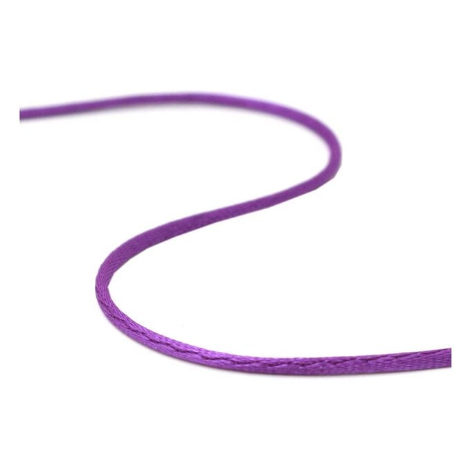 Purple Ribbon Knot Cord 2mm x 10m image number 1
