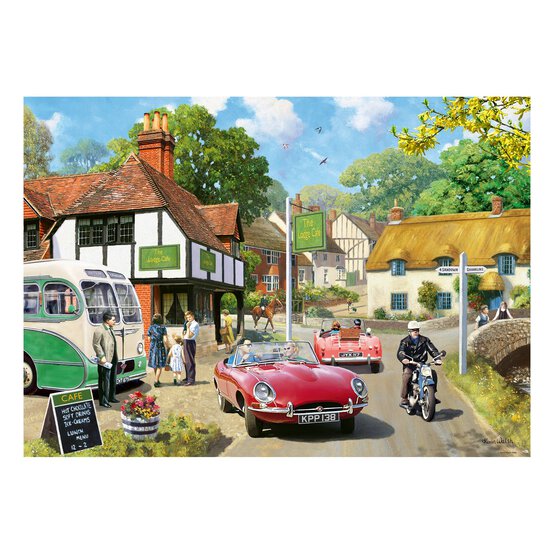 Ravensburger Leisure Days Roadside Stop Jigsaw Puzzle 1000 Pieces image number 2