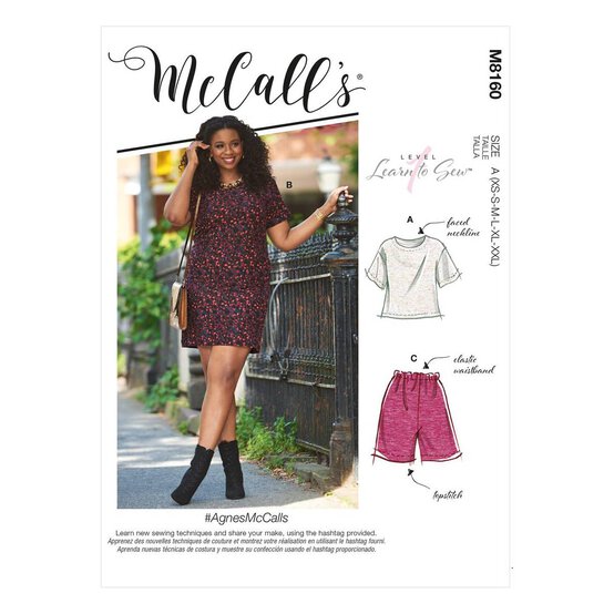McCall&rsquo;s Agnes Women&rsquo;s Set Sewing Pattern M8160 (XS-XXL) image number 1