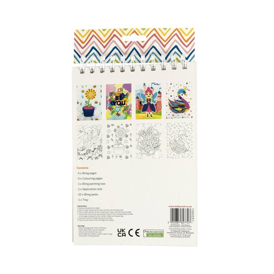 Flower Girl Bling Colouring Book image number 7