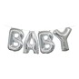 Silver Baby Balloon Banner image number 1