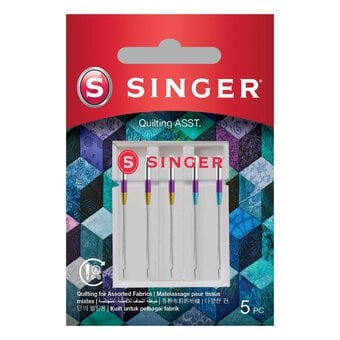 Singer Quilting Machine Needles Size 5 Pack
