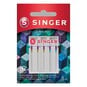 Singer Quilting Machine Needles Size 5 Pack image number 1