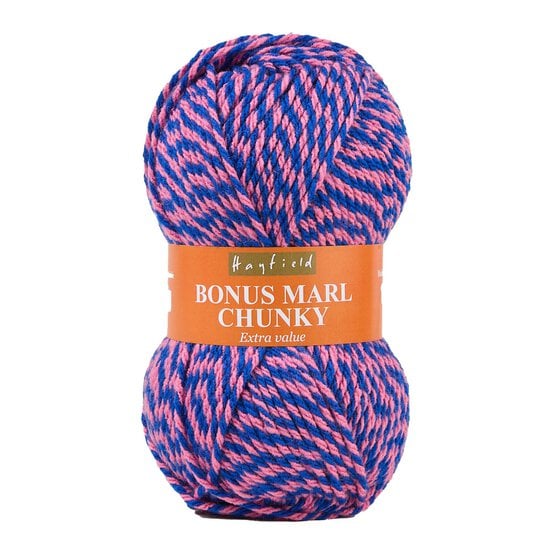 Hayfield Tumbling Fuchsia Bonus Marl Chunky 100g  image number 1