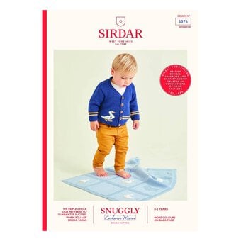 Sirdar Snuggly Cashmere Merino Animal Cardigan Pattern 5376