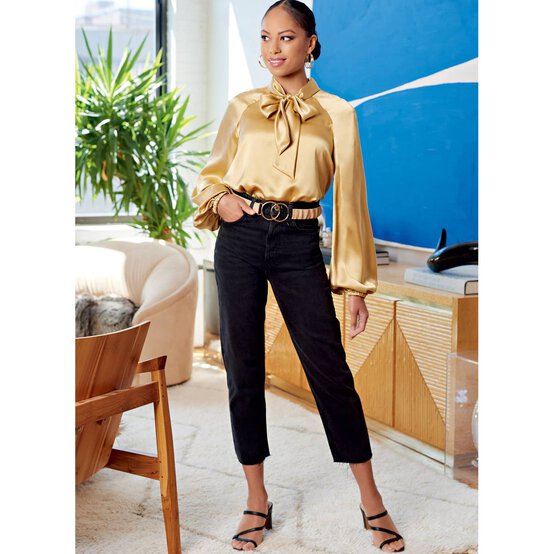 McCall&rsquo;s Myrtle Tops Sewing Pattern M8147 (XS-M) image number 5