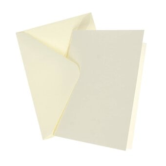 Ivory Cards and Envelopes 5 x 7 Inches 50 Pack
