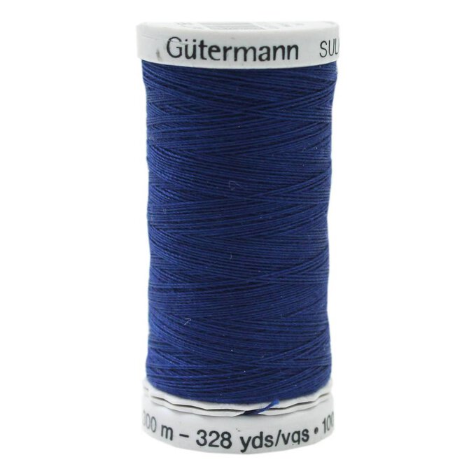 Gutermann Dark Blue Sulky Cotton Thread 30 Weight 300m (1199) Hobbycraft