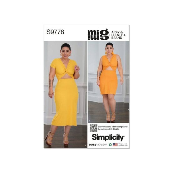 Simplicity Women's Dress Sewing Pattern S9778 (K5 8-16) image number 1