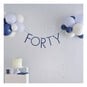Ginger Ray Navy Forty Balloon Bunting 1.5m image number 1
