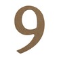 Mini MDF Wooden Number 9 8cm image number 2