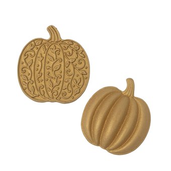 Embossed Pumpkin Toppers 2 Pack