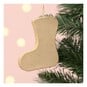 Mache Hanging Stocking Decoration 9cm image number 1