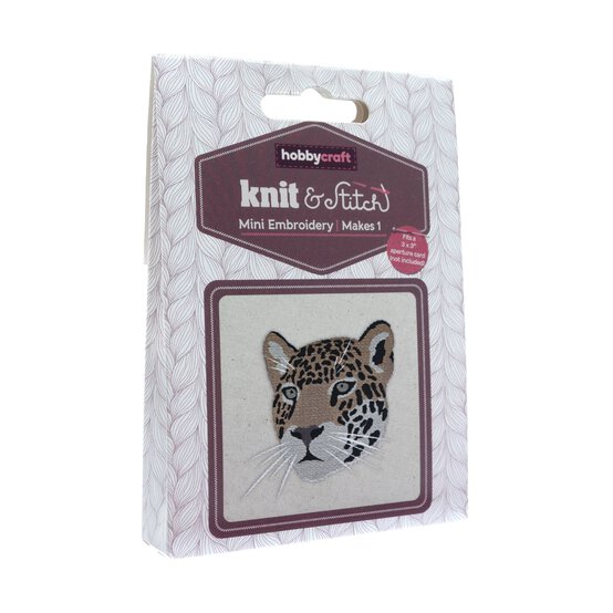 Mini Wild Cat Embroidery Kit image number 1