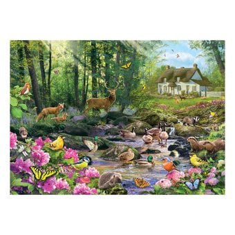 Gibsons Woodland Glade Jigsaw Puzzle 1000 Pieces image number 2