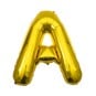 Extra Large Gold Foil Letter A Balloon image number 1