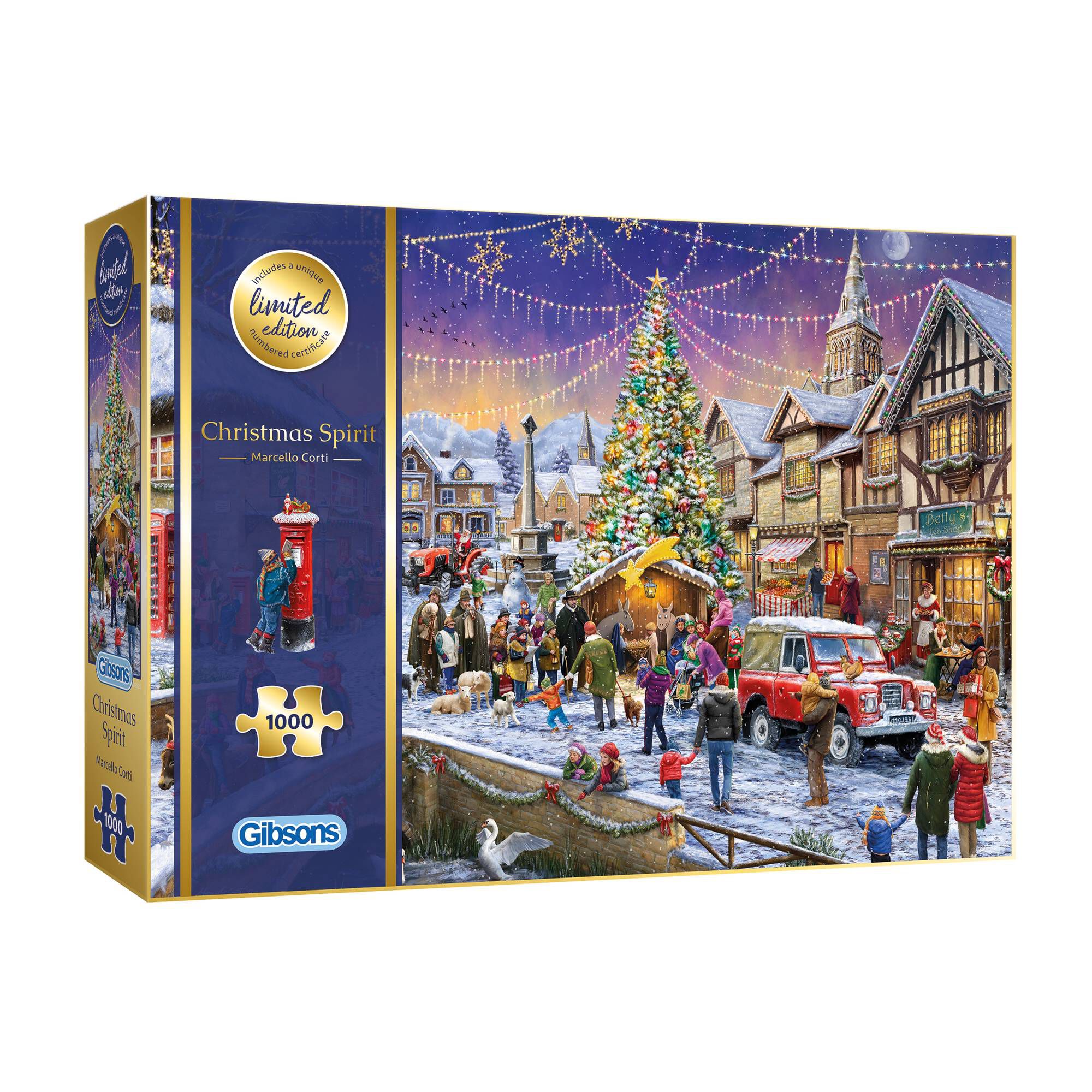 Gibsons Limited Edition Christmas Spirit Jigsaw Puzzle 1000 Pieces